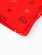 Пижама женская (рубашка, шорты) MINAKU: Light touch, размер 50, красная - Фото 14