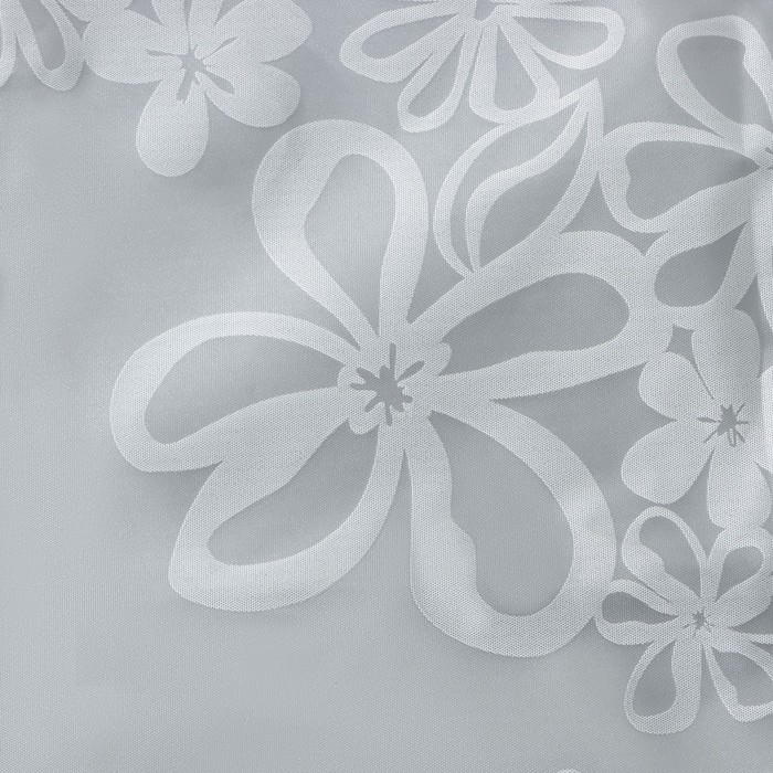 Штора для ванной Доляна «Ажур», 180×180 см, EVA, цвет белый - фото 1908212012