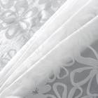 Штора для ванной Доляна «Ажур», 180×180 см, PEVA, белая - Фото 5