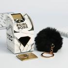 Набор: подставка для телефона-кольцо и брелок "Girl boss" - Фото 1