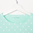 Пижама женская KAFTAN "Горошек", футболка, шорты, размер 44-46 - фото 25372969