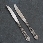 Нож столовый «Тройка», длина 21,5 см, толщина 2 мм, художественная роспись 689445