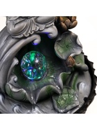 Фонтан настольный с подсветкой «Серый будда на волне», от сети, 34×23×23 см 5134871