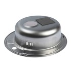 УЦЕНКА Мойка кухонная «Владикс», врезная, d=49 см, нержавеющая сталь 0.6 мм - Фото 3