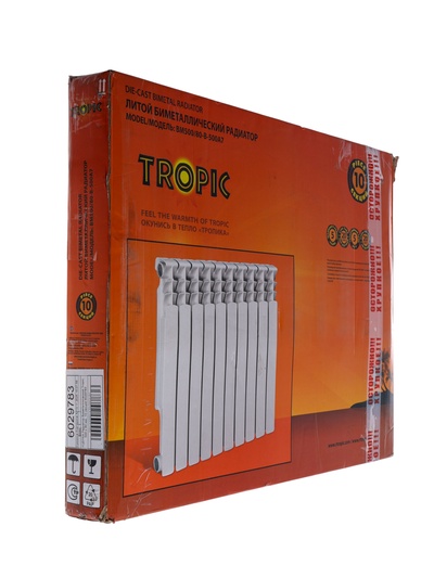 Радиатор Tropic 500×80 мм биметаллический, 10 секции