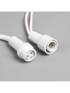 Гирлянда "Занавес" 2 х 1.5 м , IP65, УМС, белая нить каучук, 300 LED, свечение тёплое белое, 220 В - Фото 11