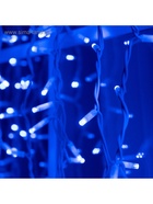 Гирлянда «Занавес» 2 × 1.5 м, IP65, УМС, белая нить каучук, 300 LED, свечение синее, 220 В - Фото 8
