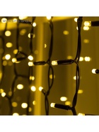 Гирлянда «Занавес» 2 × 3 м, IP65, УМС, тёмная нить каучук, 600 LED, свечение тёплое белое, 220 В - Фото 8