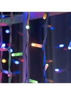 Гирлянда "Занавес" 2 х 3 м , IP65, УМС, белая нить каучук, 600 LED, свечение мульти, 220 В - Фото 8