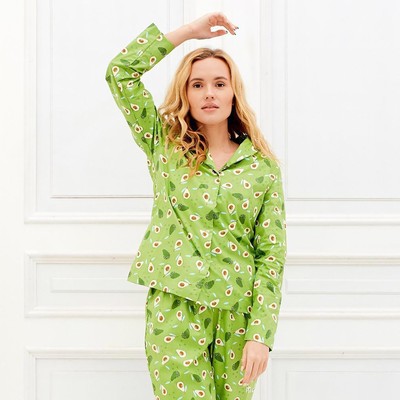 Сорочка ночная женская KAFTAN «Авокадо», размер 44-46