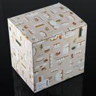 УЦЕНКА Подставка для десертов на керамической подставке с крышкой «Эстет», 26.5×23.4×27.5 см, цвет белый 6073338