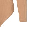 Джемпер боди MIST на одно плечо, 46, бежевый 5053563