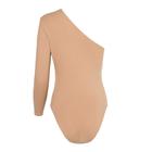 Джемпер боди MIST на одно плечо, 46, бежевый 5053563