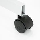 Доска магнитно-маркерная двусторонняя 100×150 см, Calligrata ЭКОНОМ, поворотная на мобильном стенде, с центральным фиксатором, в алюминиевой рамке, с полочкой - Фото 3