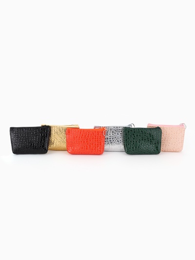 Кошелёк-монетница на молнии, 11.5×3×9 см, с текстурой, МИКС