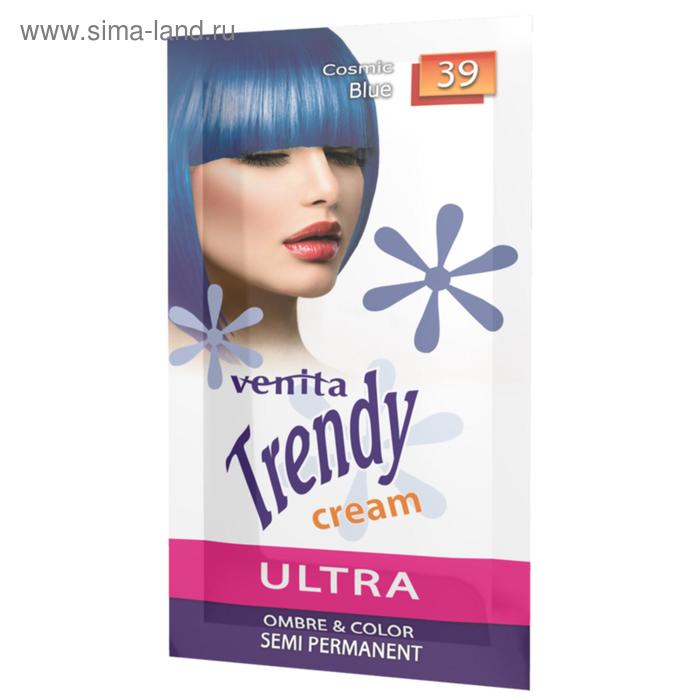 Красящий тонер-крем Venita Trendy Cream саше, 39 Голубой космос, 35 мл - Фото 1