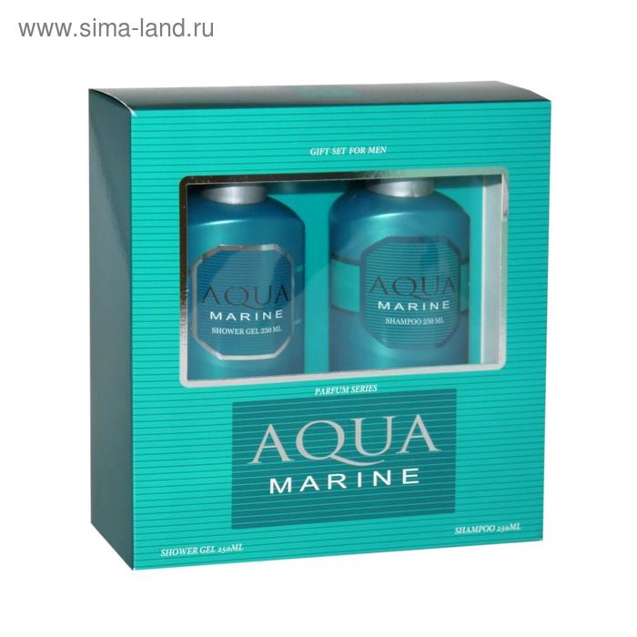 Подарочный набор мужской Aqua Marine N 361: шампунь, 250 мл и гель для душа, 250 мл - Фото 1