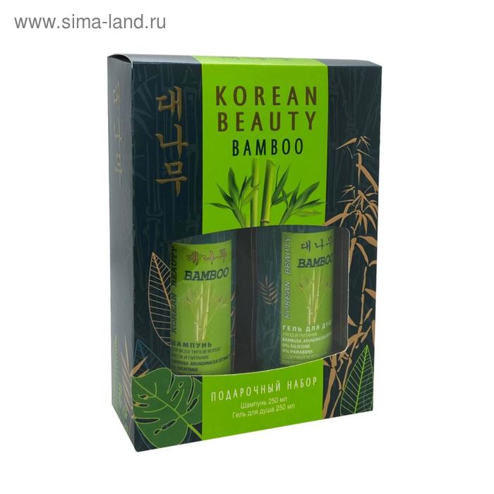 Подарочный набор женский Korean Beauty N 471 Bamboo: шампунь, 250мл и гель для душа, 250 мл - Фото 1