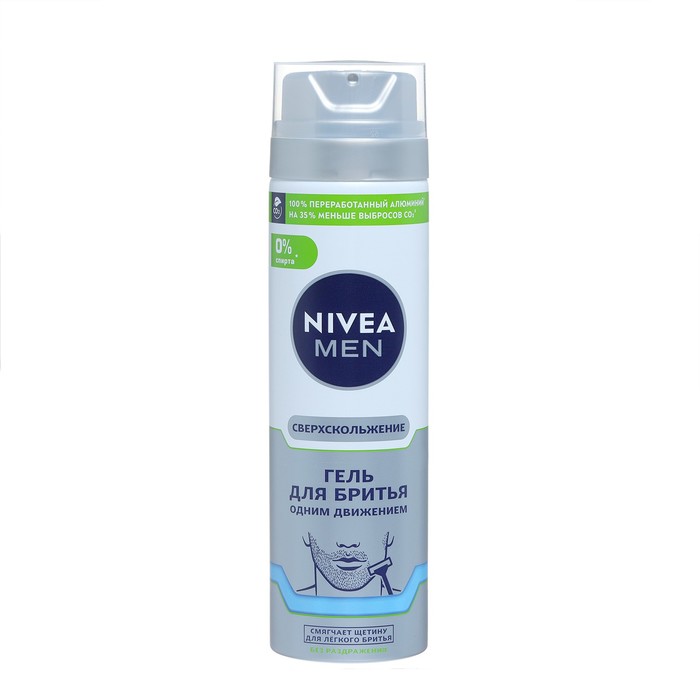 Гель для бритья Nivea Men «Одним движением», 200 мл