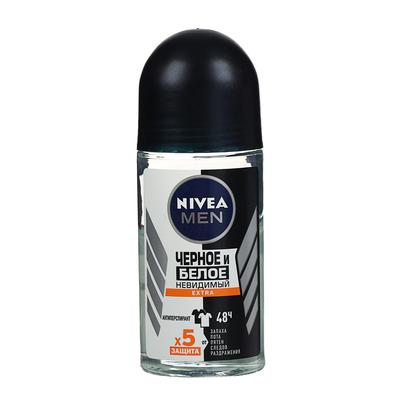 Антиперспирант шариковый Nivea Men Extra, защита для черного и белого, 50 мл