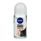 Дезодорант шариковый для женщин Nivea «Чёрное и белое», невидимый Extra, 50 мл - Фото 1