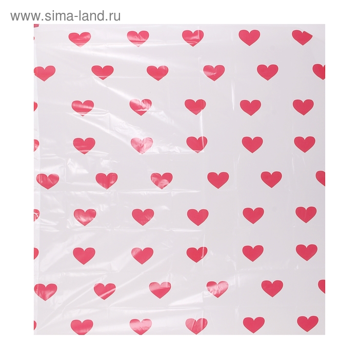 Штора для ванны Доляна «Сердечки», 180×180 см, EVA - Фото 1