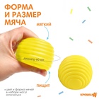 Развивающий тактильный мячик Крошка Я «Панда», с пищалкой, 1 шт. - Фото 2