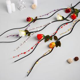 Декор тинги "Розы праздничные" 150 см, микс