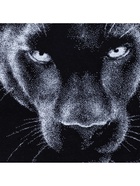 Полотенце махровое Этель «Пантера» 70×130 см, 100% хлопок, 420 г/м², чёрно-белое 5439287