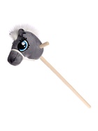 Мягкая игрушка «Конь-скакун», на палке, МИКС, серая - Фото 6