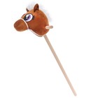 Мягкая игрушка «Конь-скакун», на палке, МИКС, цвет коричневый - Фото 8