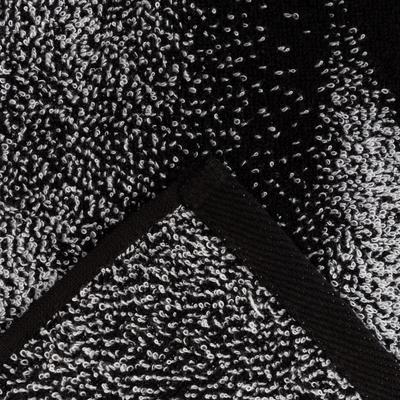 Полотенце махровое Этель «Давид» 70×130 см, 100% хлопок, 420 г/м², чёрно-белое