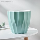 Кашпо для цветов со вставкой «Флюте», 1.9 л, цвет нефрит - Фото 8