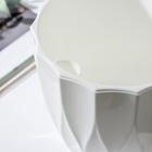 Кашпо для цветов со вставкой «Флюте», 3 л, белое - Фото 3