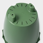 Кашпо для цветов со вставкой «Флюте», 3 л, малахит - Фото 5