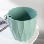 Кашпо для цветов со вставкой «Флюте», 3 л, нефрит - Фото 2