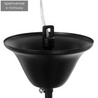 Люстра "Брюссель" 5x60Вт E14 черный 58х58х85 см BayerLux - фото 23767215