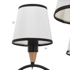 Люстра "Брюссель" 5x60Вт E14 черный 58х58х85 см BayerLux - фото 23767208