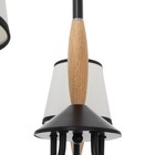 Люстра "Брюссель" 5x60Вт E14 черный 58х58х85 см BayerLux - фото 23767211