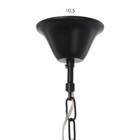 Люстра "Брюссель" 5x60Вт E14 черный 58х58х85 см BayerLux - фото 23767213