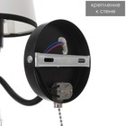 Бра "Брюссель" 1x60Вт E14 черный 26х14х26 см. - фото 24364786