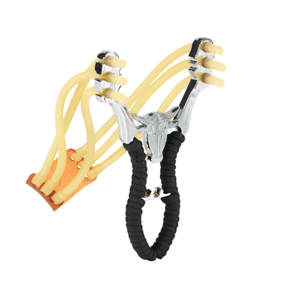 Рогатка металлическая «Бык» в текстильной оплётке