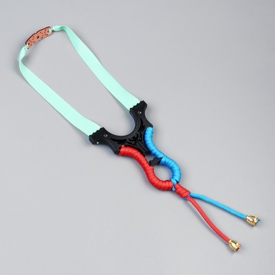 Рогатка металлическая «Крылья» в текстильной оплётке, цвет МИКС