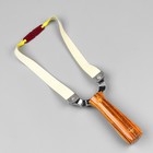 Рогатка «Дерево», 12.5×7.7 см, пластик, коричневая - Фото 2