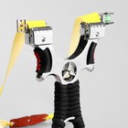 Рогатка «Вихрь», 12×8.2 см, с уровнем, в оплётке, металл, чёрная - Фото 3