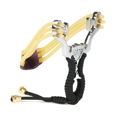 Рогатка металлическая «Молния» в текстильной оплётке