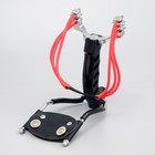 Рогатка «Стрельба», 18×11 см, с упором, металл, чёрная - Фото 2