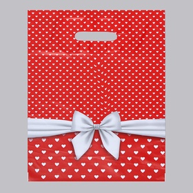 Пакет «Скарлетт», полиэтиленовый с вырубной ручкой, 35 мкм, 30?38 см (комплект 50 шт)