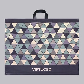 Пакет «Виртуоз», полиэтиленовый с петлевой ручкой, 71?55 см, 90 мкм (комплект 25 шт)