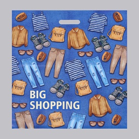 Пакет «Гардероб», полиэтиленовый с вырубной ручкой, 50?60 см, 100 мкм (комплект 50 шт)